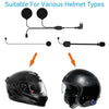 Maxto M3S Motorcycle Helmet Headset Intercom with 2K Video Recorder
