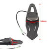 Off-Road Motocross Dirt Bike Rear Tail Light Brake Lamp (Black & Red)