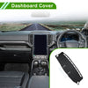 Ford Ranger 2018-2021 - Black Red Carpet Dashboard Cover Mat