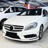 Mercedes-Benz A-Class AMG Carbon Look Side Fin Canards Splitters (2013–2015)