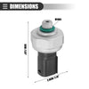 Mercedes-Benz C300 (2008-2020) Metal Black A/C Pressure Transducer Valve