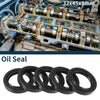 Oil Seal 32x45x8mm Seal Ring Rotary Shaft Seal NBR Rubber Black 5Pcs