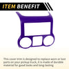 Jeep Wrangler JK JKU (2011-2017) Purple Console Dashboard Cover Trim