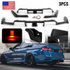 BMW M3 M4 F80 F82 F83 Carbon Black Rear Diffuser with LED Light (2015-2020)