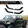 Jeep Wrangler JK Front Rear Door Handle Panel Bezel Cover Trims (2007-2018)