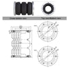 185mm Air Suspension Shock Absorber