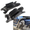 Harley Touring FLHT FLHR FLHX Black Rear Saddlebag Guard Covers (1993-2023)