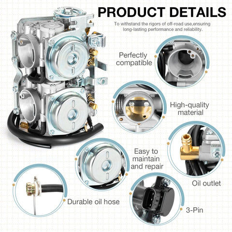 Yamaha V-Star 650 XVS650 98-14 Carburetor Fuel Petcock Intake Manifold