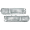 Mitsubishi Triton MK Clear Front Bumper Light Bar Lamps (1996-2006)
