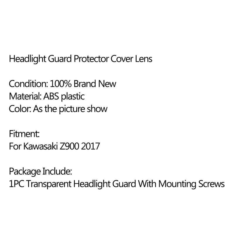 Kawasaki Z900 Headlight Lamp Cover (2017)