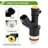 Honda Civic Si 2.4 (2012-2015) - 1 x No.16450R40A01 Black Fuel Injector