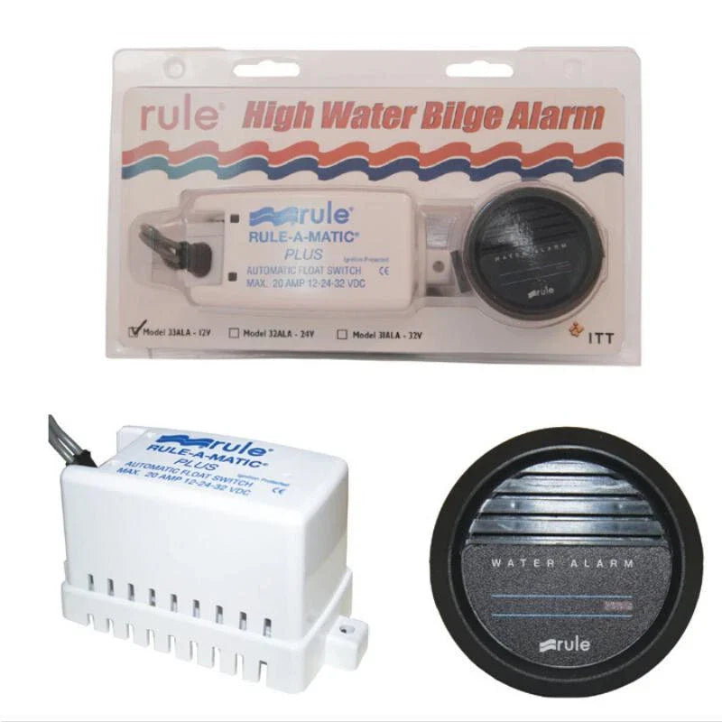 Rule Models Highwater Bilge Alarm Kit 12V with Debris Guard