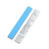 Motorcycle 2.1oz Adhesive Back Wheel Balance Weights Strips 136 x 19mm 2 x