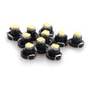4 x Blue T3 Neo Wedge LED Dashboard HVAC Light Bulbs