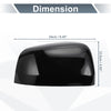 Jeep Grand Cherokee, Dodge Rearview Mirror Cover Cap Gloss Black