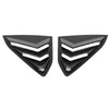 Corvette C8 Carbon Fiber Quarter Rear Window Louver Covers (2020-2024)