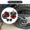 Motorbike Pair Swingarm Spool 10mm CNC Swing Arm Sliders Stand Red
