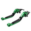 BMW S1000XR Green CNC Folding Extendable Brake Clutch Levers (2015-2021)