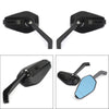 Classic Black CNC Machined Aluminium 2 x Motorcycle Mirror Set (2020-2023)