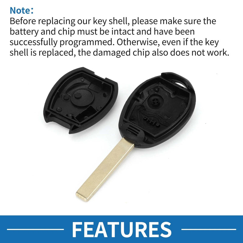 BMW Mini Cooper Buttons Keyless Entry Remote Fob Case (2002 - 2005)