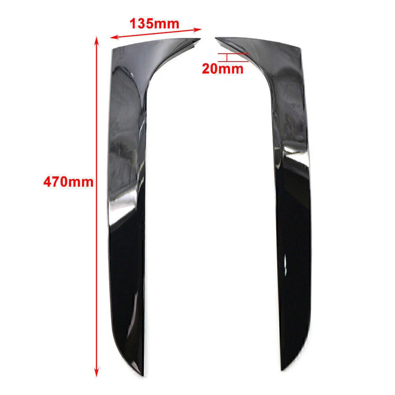 Audi A4 B8 Allroad Avant Rear Window Spoiler Canard Splitter (2009-2016)