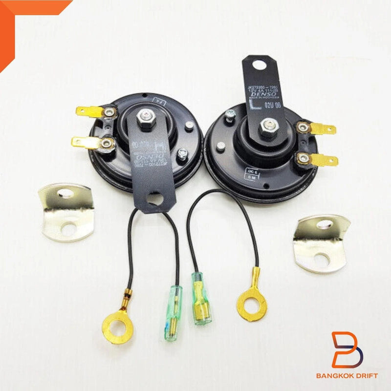 Toyota Hilux, Land Cruiser Denso 12V Electric Horn Kit 111dB (2005-2023)
