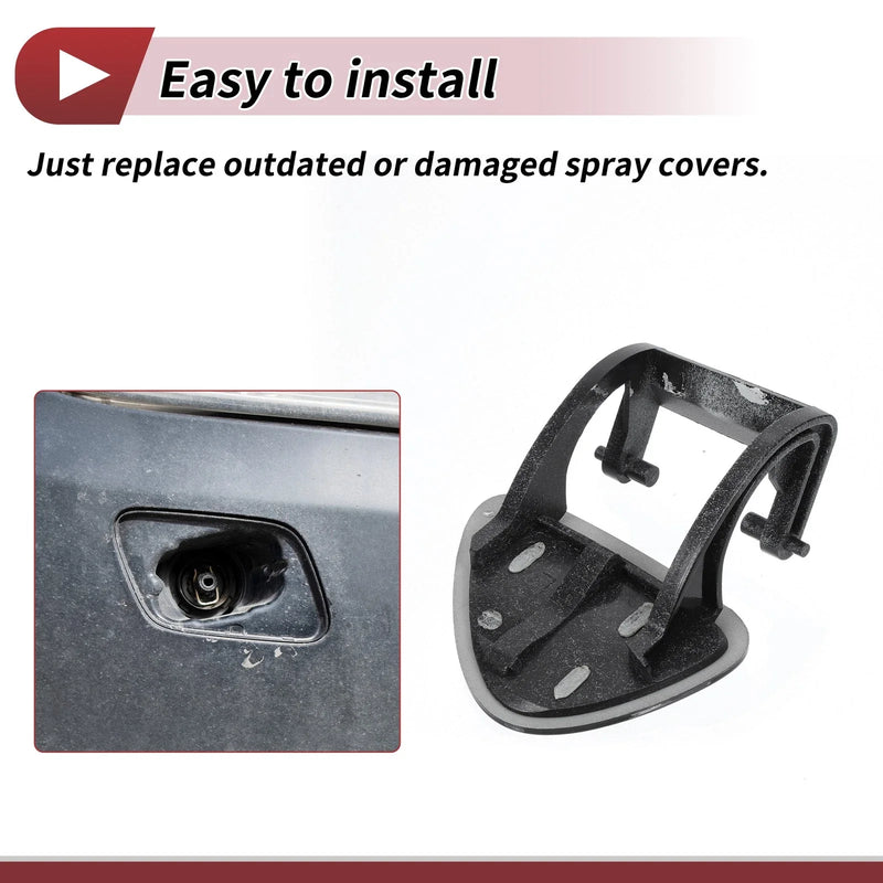 Mercedes-Benz E320 (1994-2006) Silver Front Left Washer Nozzle Cover