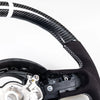 Mini R50 R52 R53 Carbon Flat Bottom 3 Spoke Suede Steering Wheel (02-08)