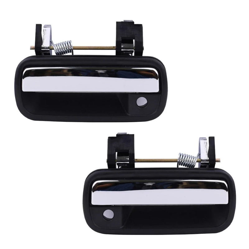 Front Outer Door Handle Chrome L+R Fits Toyota Hilux Tiger LN147 UTE 1998-04 D06