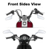Harley Sportster XL883 1200 Touring Softail Chrome 8mm Rear View Mirrors