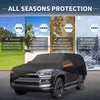 Toyota 4Runner Waterproof Car Cover with Driver Door Zipper 210D-PU