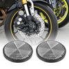 Motorcycle 6pcs M6x1.0 White Universal Screw Mount Round Warning Reflector