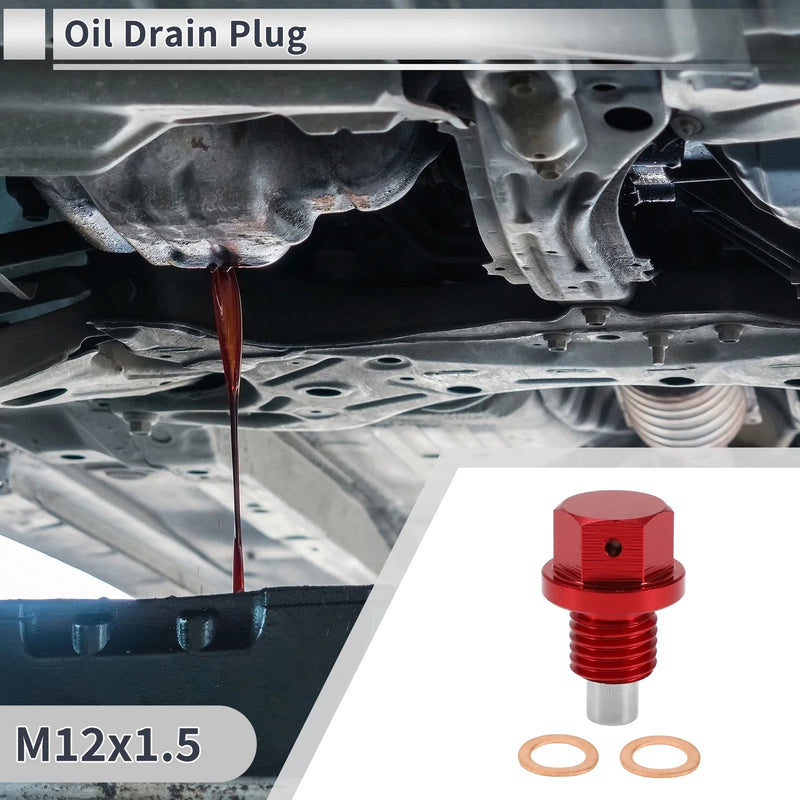 Car Motorcycle Boat Set M12x1.5 Engine Oil Drain Plug with Gasket