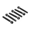 Motorcycle Bike 6pcs M8x45mm Titanium Torx Head Flange Screws
