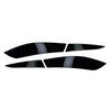 VW Golf 6 MK6 2008-2013 Glossy Black Rear Tail Light Eyebrow Cover Trim