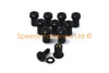 Ducati Fork Head Bolt Kit Black Anodized Wellnut Bolts