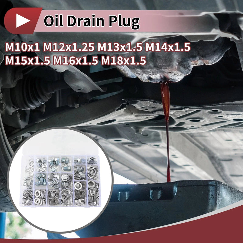 Car Motorcycle Boat Set Engine Oil Drain Plug with Gasket