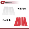 Ford Explorer 2020-2023 Silver Tone Door Pillar Window Trim