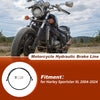 Harley Sportster XL 46.5" Hydraulic Brake Line Kit (2004–2024)