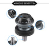 Motorcycle Aluminum Alloy Titanium Tone 1 Pair Swingarm Spools