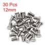 Car Motorcycle 30Pcs M6 x 12mm 304 Stainless Hex Socket Head Screws