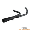 Harley Touring CVO Street Glide 2-into-1 Exhaust System w/ End Cap (2017-2023)