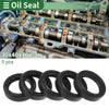 Oil Seal 30x40x10mm TG4 Lip Seal Ring Rotary Shaft Seal NBR Black 5 Pcs