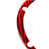 Nissan 350Z Red Carbon Fiber Rear Audio Speaker Ring Covers (2003-2009)