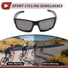 Motorcycle Riding Goggles Deep Gray Lens Black Frame UV400