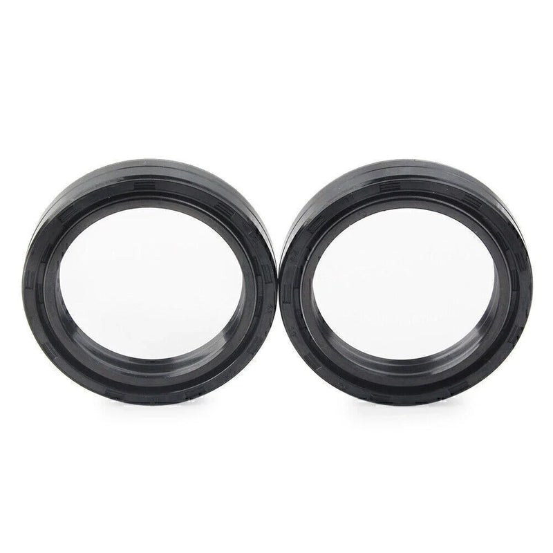 Motorcycle Front Fork Damper Shock Absorber Black Oil Seals (41-54mm)