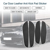 BMW 3 Series (2013-2019) Black 1 Set Kick Pad Sticker Leather