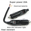 Car / Van Vehicle Motor LED 12V Compressor / Power-Plug-Connector Fused