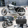 Motorcycle Waterproof Faux Leather Black Fork Handlebar Tool Bag