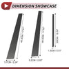 Mitsubishi Lancer 6 Pcs Door Pillar Window Trim (2008-2017)